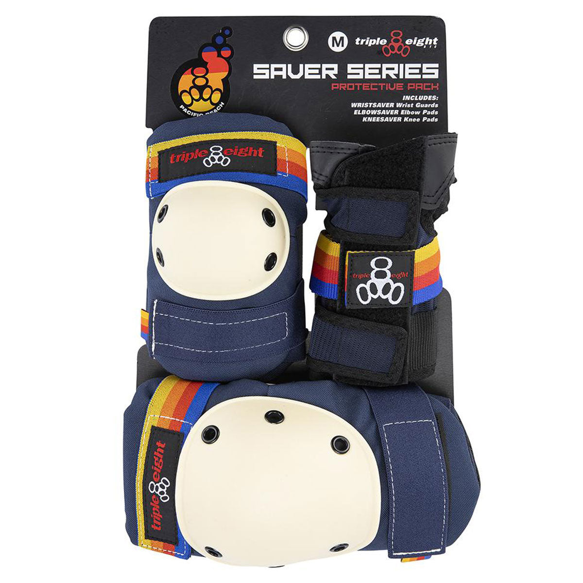 Triple Eight Saver 3 Pack Of Pads - Pacific Beach image 2