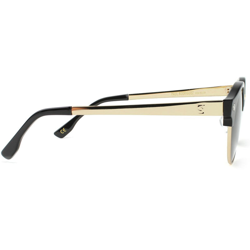 Glassy Paul Polarized High Roller Sunglasses - Black/Gold