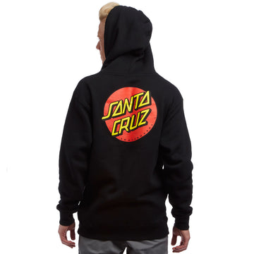Santa Cruz Classic Dot Hoodie - Black