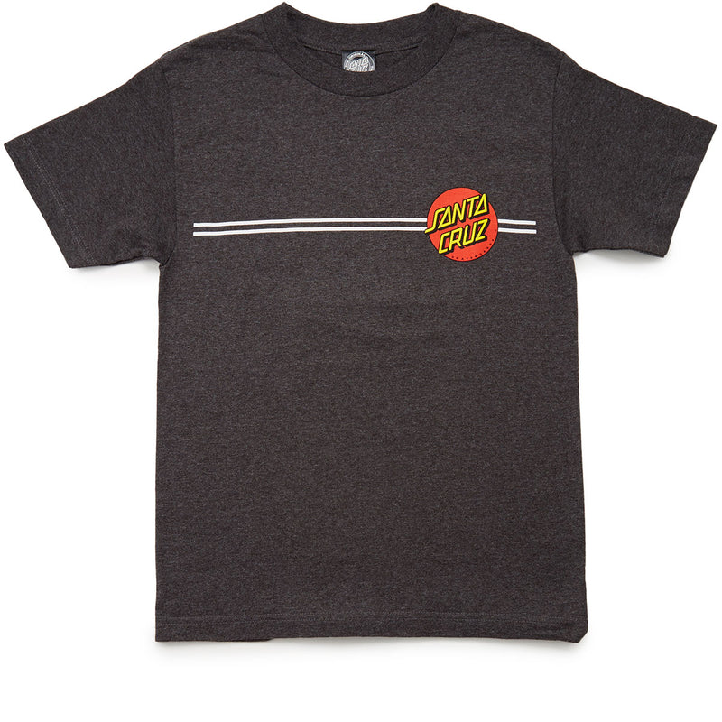 Santa Cruz Classic Dot T-Shirt - Charcoal Heather