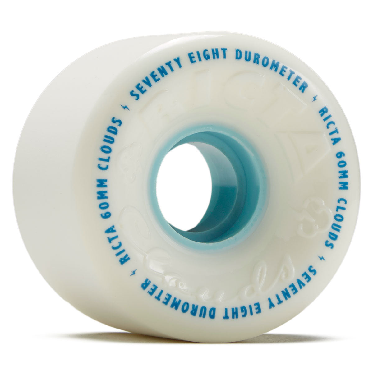 Ricta Clouds 78a Skateboard Wheels - White - 60mm image 1