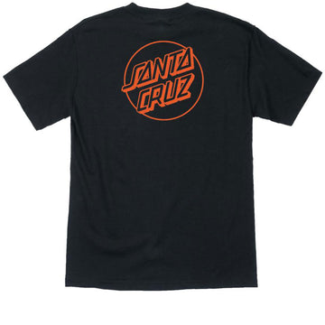 Santa Cruz Opus Dot T-Shirt - Black/Orange