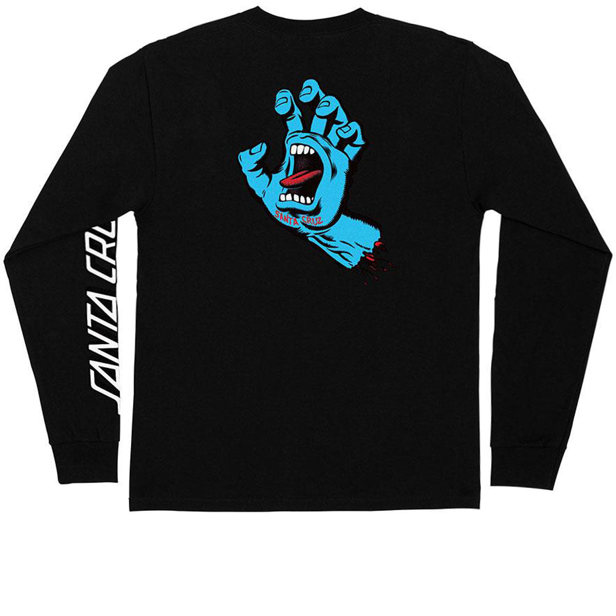 Santa Cruz Screaming Hand Long Sleeve T-Shirt - Black – CCS