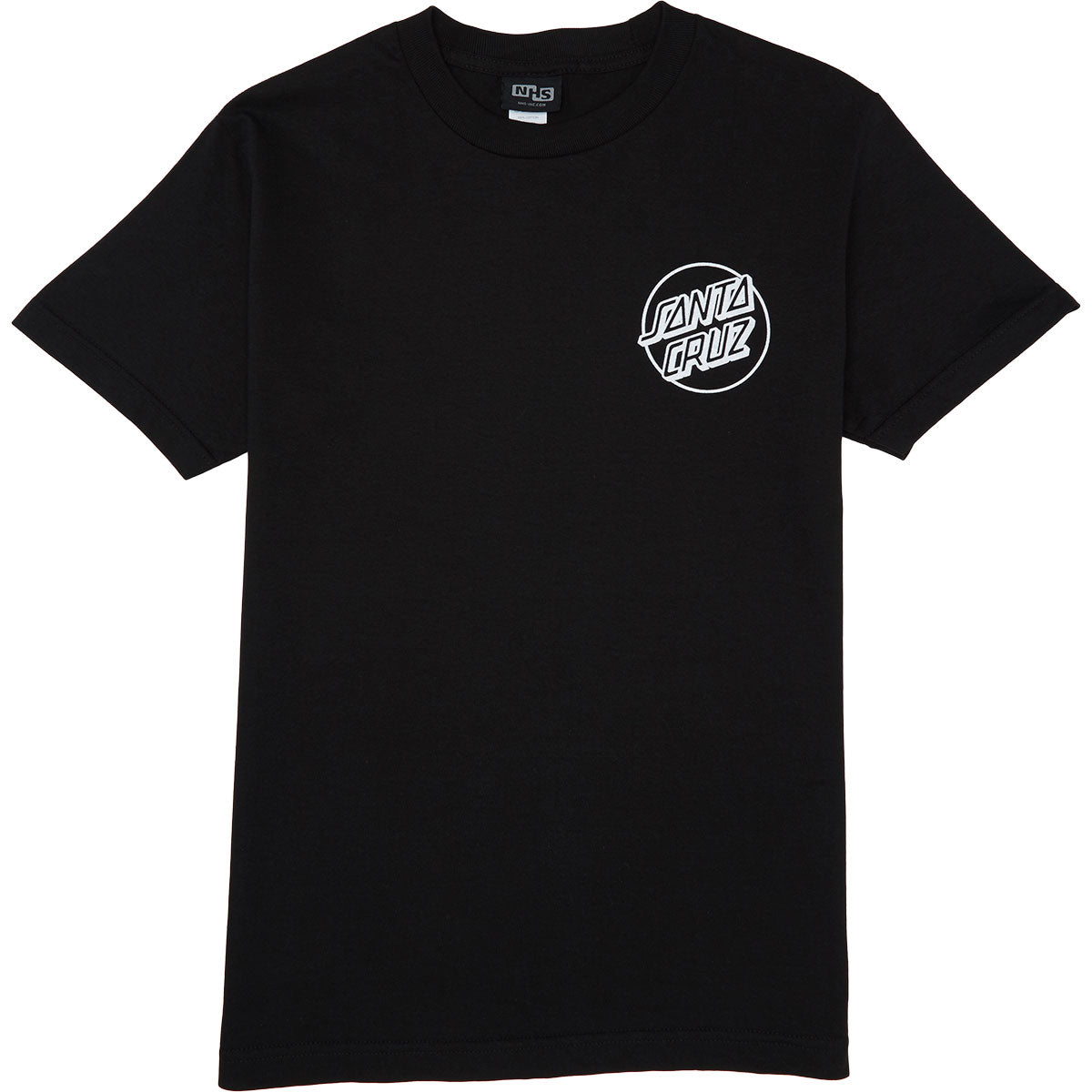 Santa Cruz Opus Dot T-Shirt - Black/White image 2