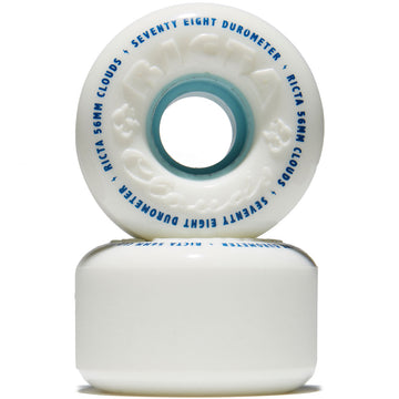 Ricta Clouds 78a Skateboard Wheels - White - 56mm