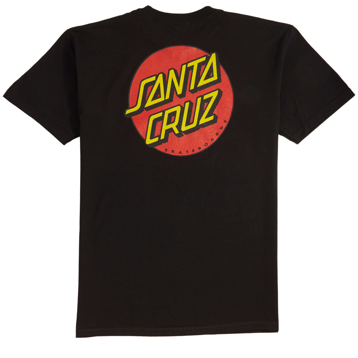 Santa Cruz Classic Dot Chest T-Shirt - Black image 2