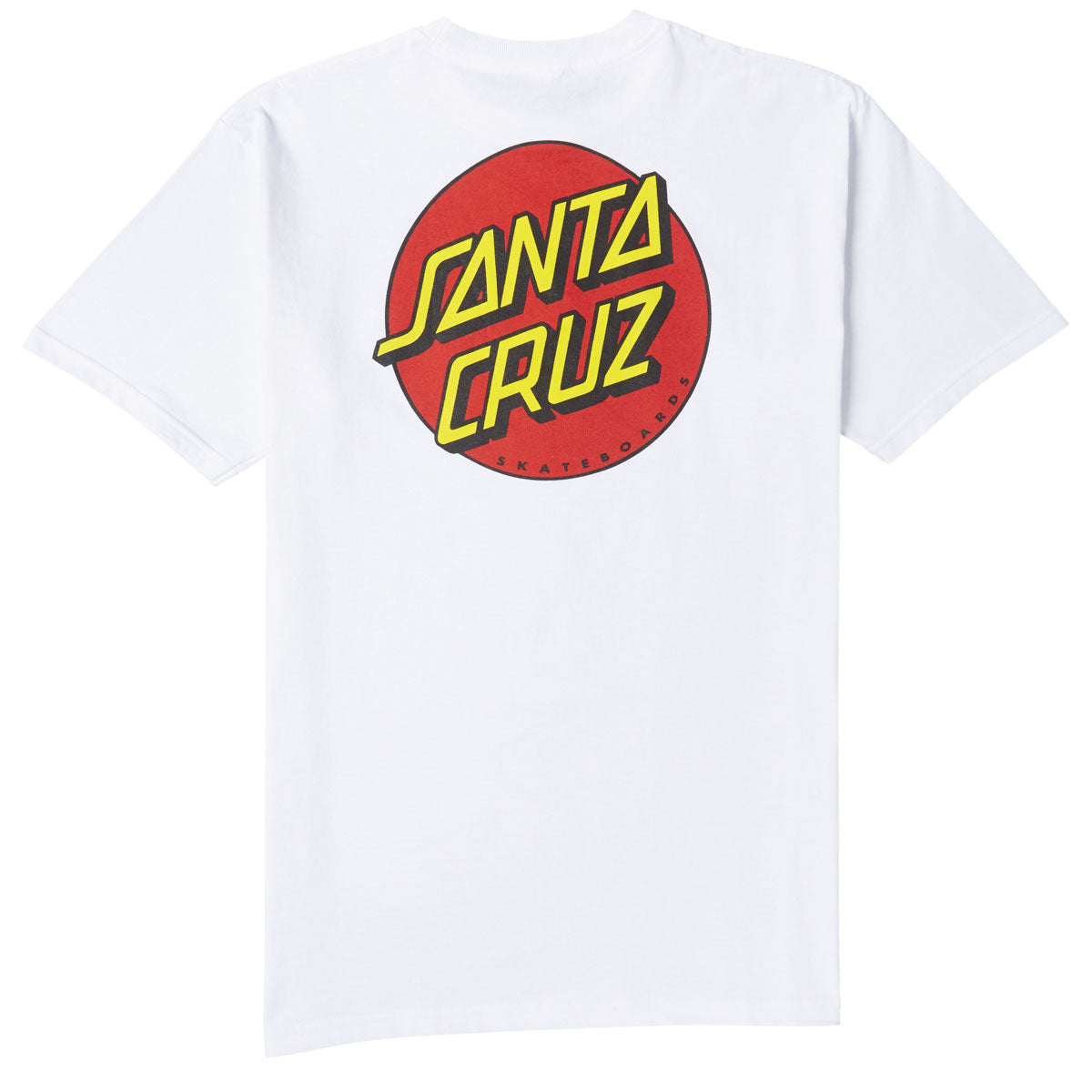 Santa Cruz Classic Dot Chest T-Shirt - White image 2