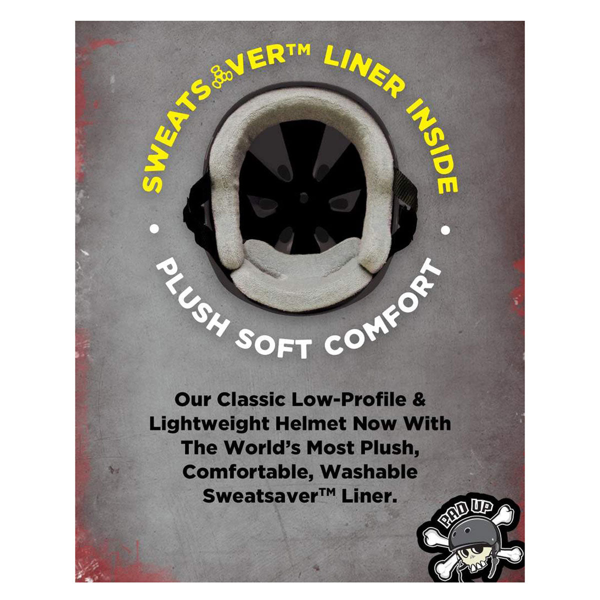 187 Pro Skate With Sweatsaver Liner Helmet - Charcoal Matte image 3