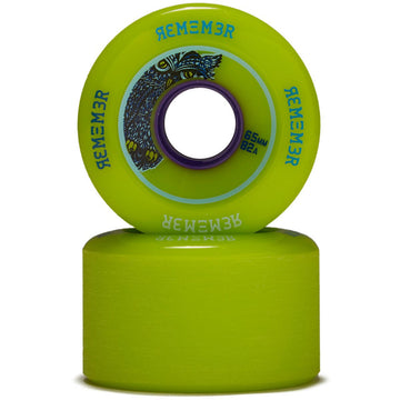 Remember Lil' Hoots 82a Longboard Wheels - Lime - 65mm