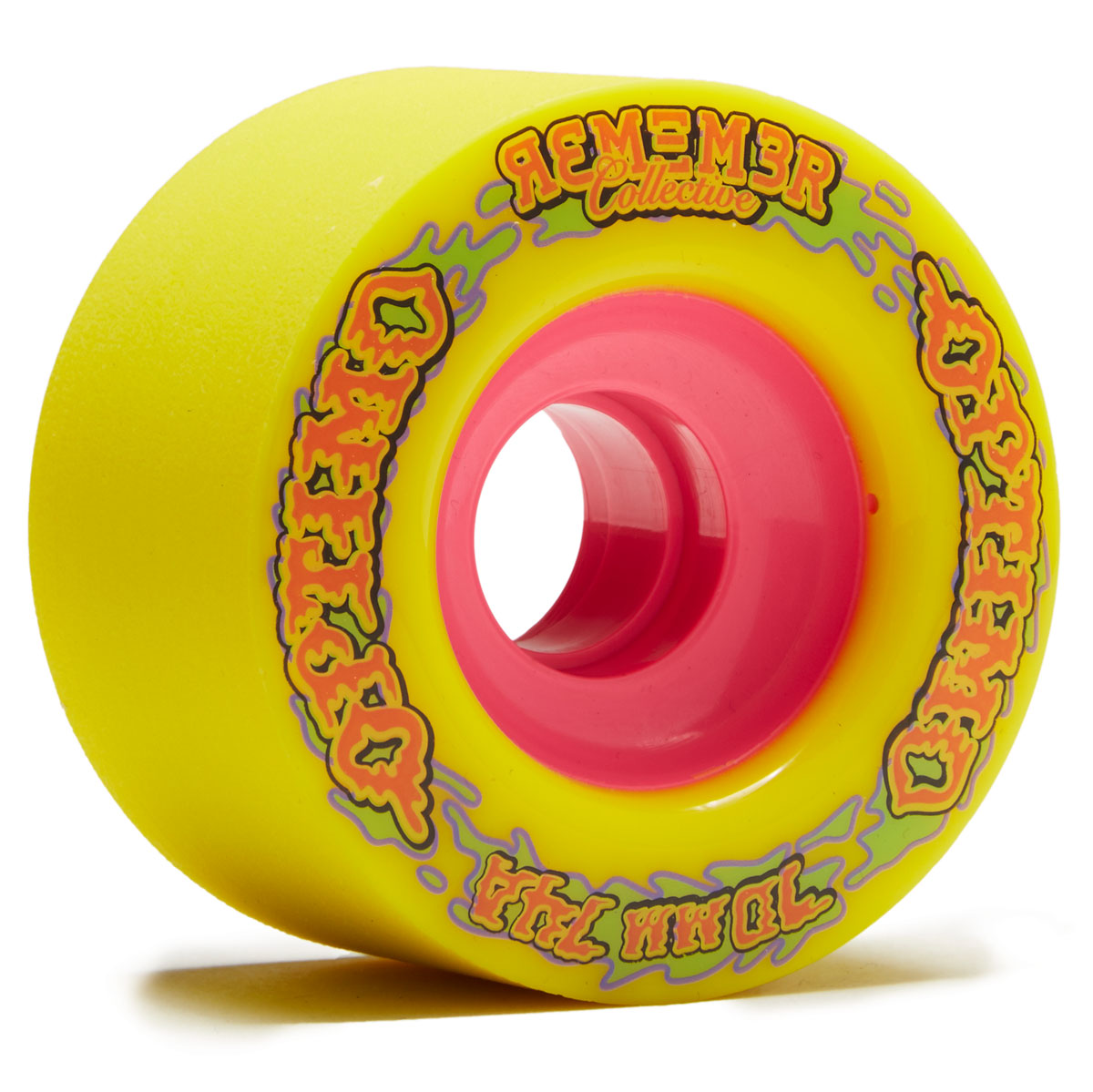 Remember Optimo 74a Longboard Wheels - Yellow - 70mm image 1