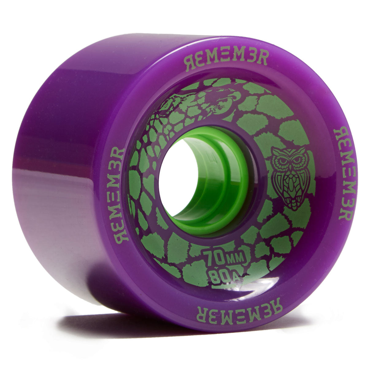 Remember Savannah Slamma 80a Longboard Wheels - Purple - 70mm image 1