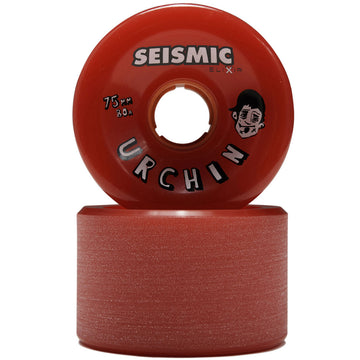 Seismic Urchin 80a Longboard Wheels - Red Elixir - 75mm