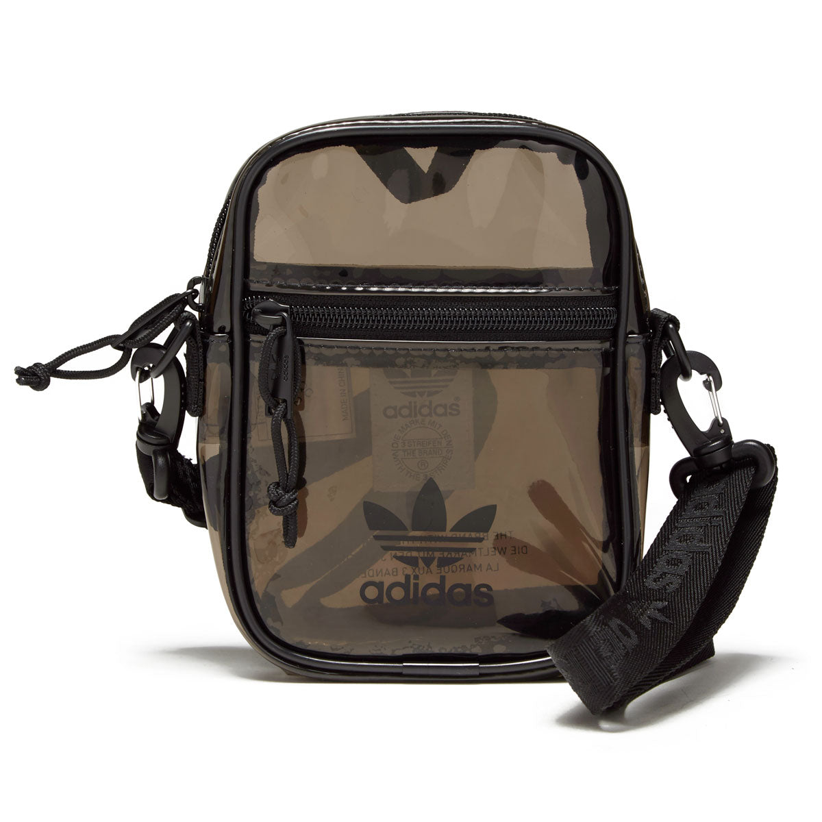 Adidas Originals Tinted Festival Crossbody
 Bag - Carbon Grey/Black image 1