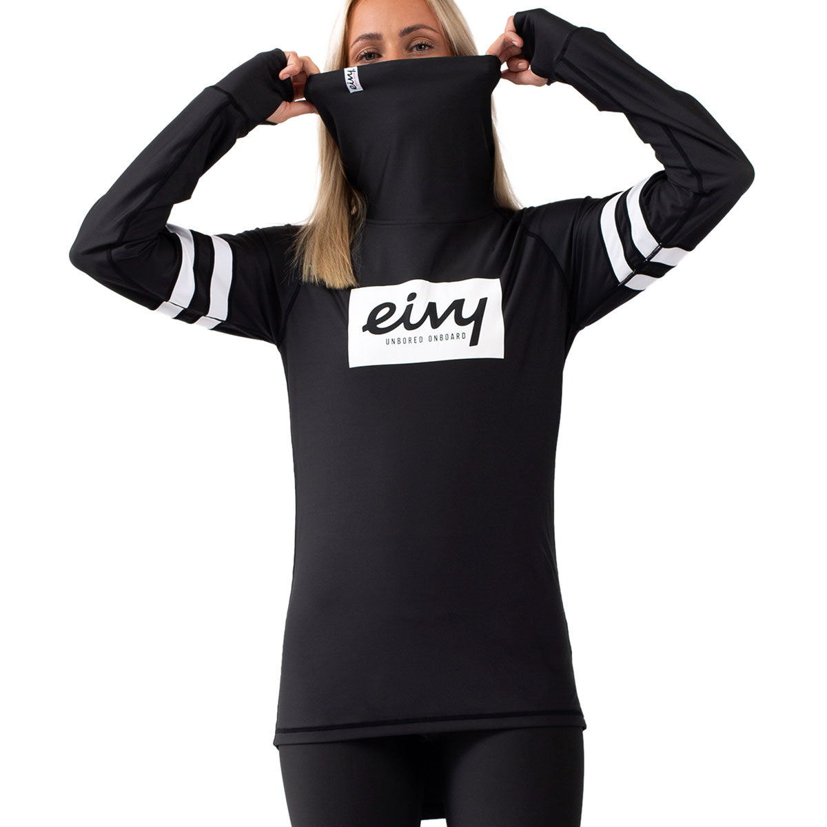 Eivy Icecold Top Snowboard Base Layer - Team Black image 3