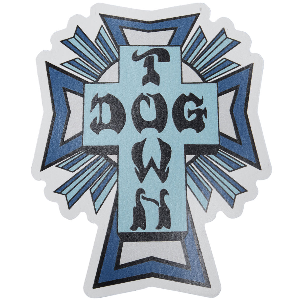 Dogtown Cross Logo Magnet - Blue image 1