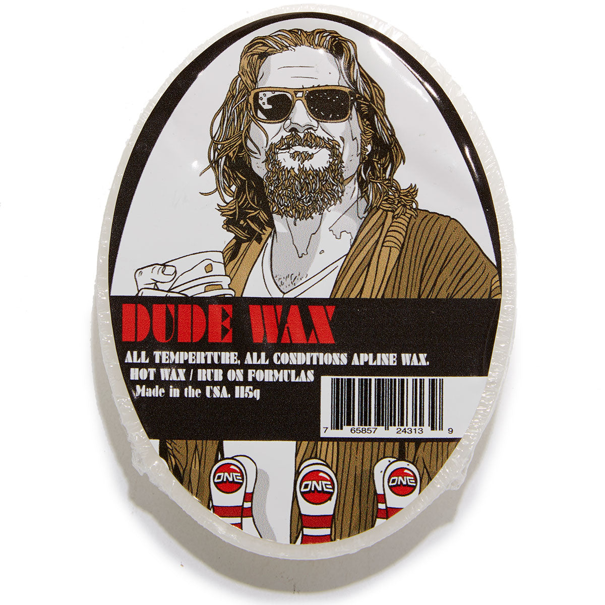 One Ball Jay The Dude All Temp Snowboard Wax - 115g image 1