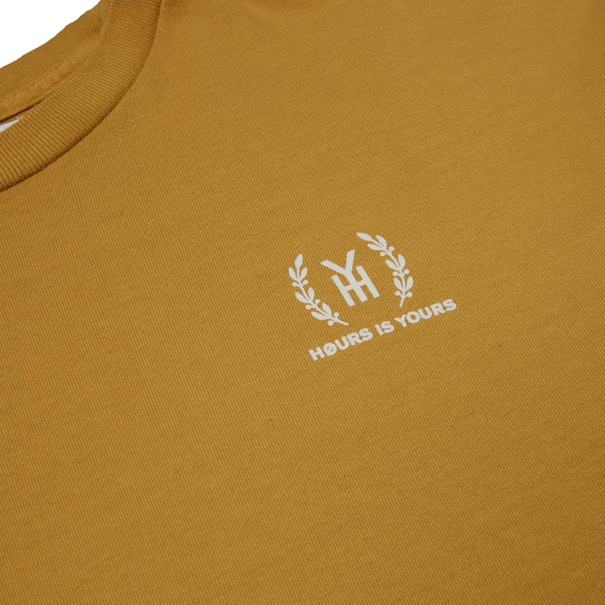 Hours Is Yours Monogram T-Shirt - Vinatge Gold image 2