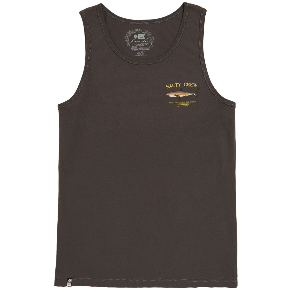 Salty Crew Bruce Tank Top - Charcoal image 1