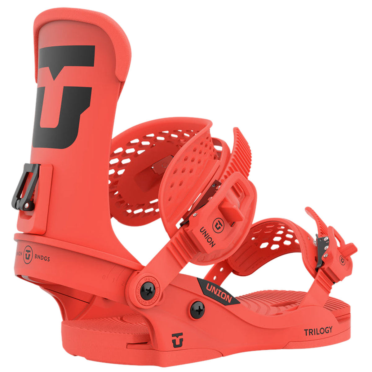 Union Womens Trilogy 2023 Snowboard Bindings - Coral image 1