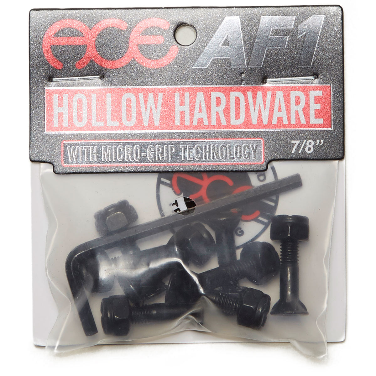 Ace AF1 Hollow Bolts W/ Grippers Allen Hardware - 7/8