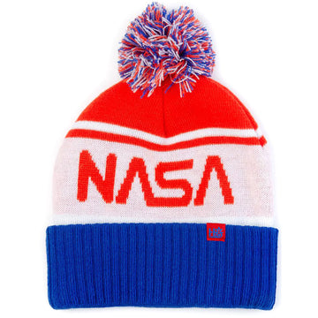 Habitat x NASA Pom Beanie - Red/White/Blue