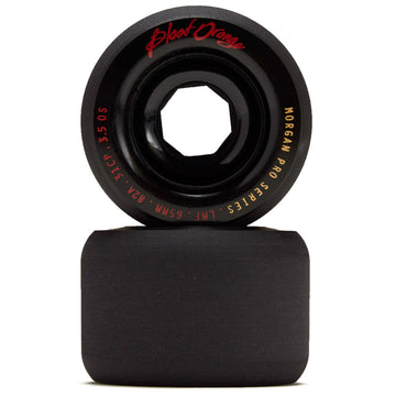 Blood Orange Liam Morgan Formula 82a Longboard Wheels - Black/Black - 65mm