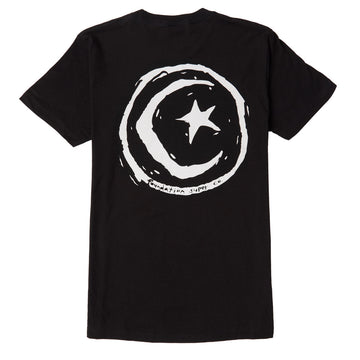 Foundation Star And Moon T-Shirt - Black