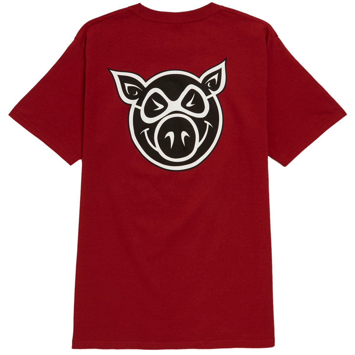 Pig F and B Head T-Shirt - Cardinal image 2