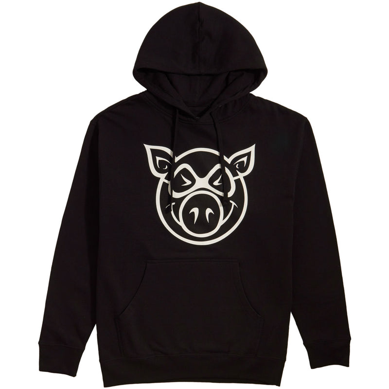 Pig Head Hoodie - Black