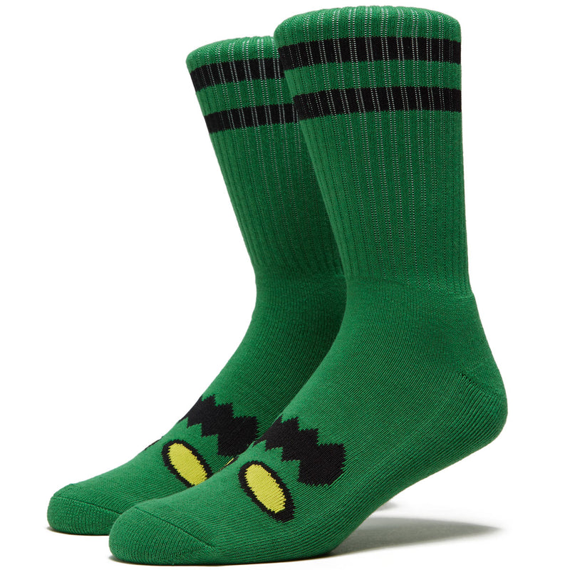 Toy Machine Monster Face Socks - Green