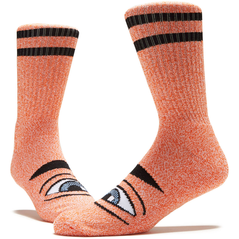 Toy Machine Heather Sect Eye Socks - Orange Heather