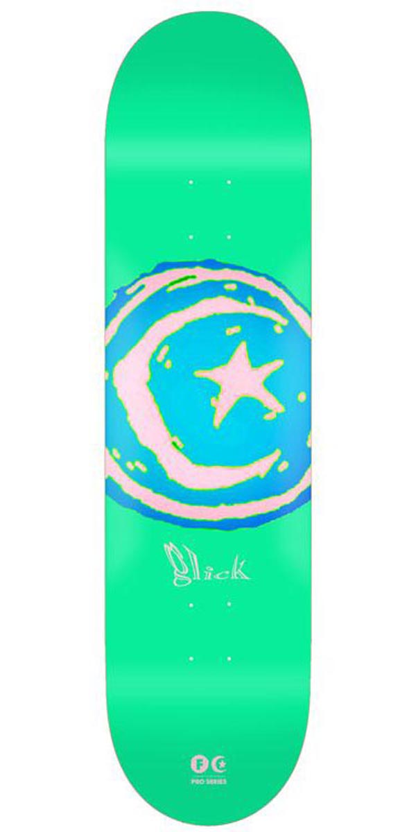 Foundation Glick Star And Moon Skateboard Deck - 8.25