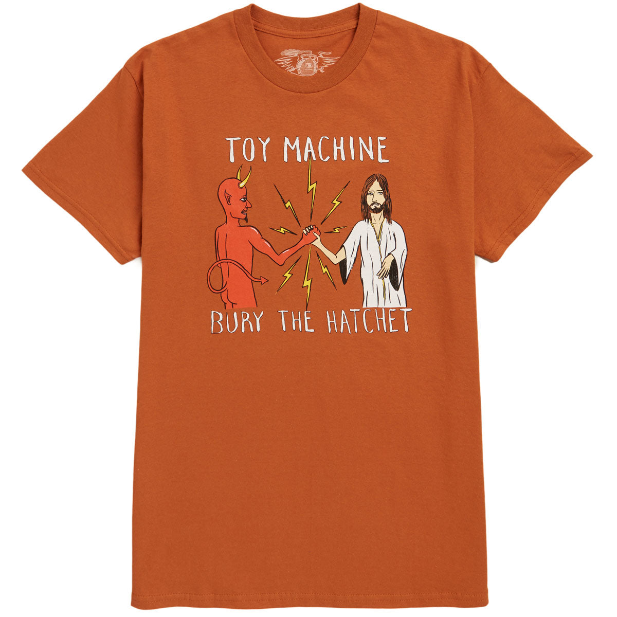Toy Machine Bury The Hatchet T-Shirt - Ocher image 1
