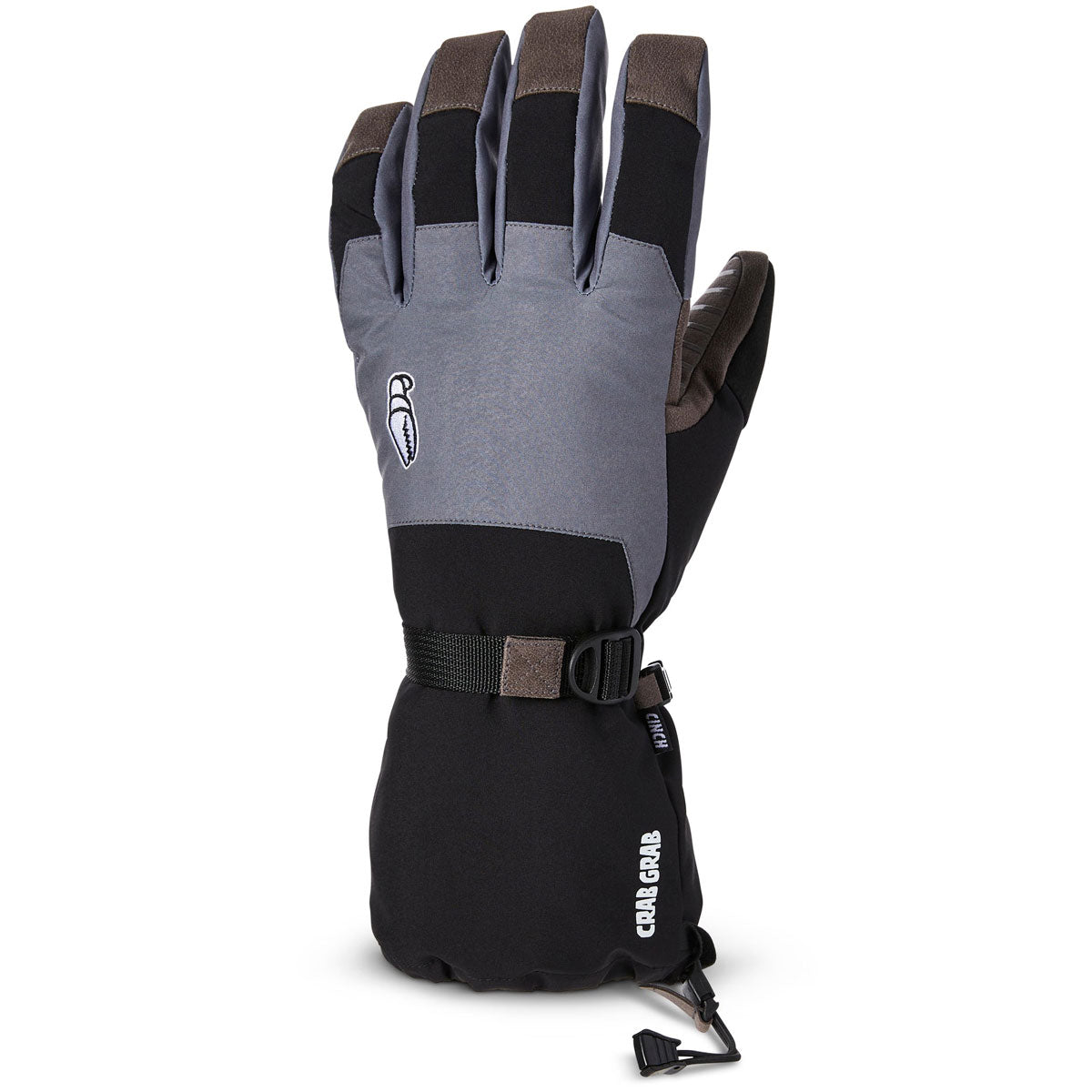 Crab Grab Cinch Snowboard Gloves - Black/Grey image 1
