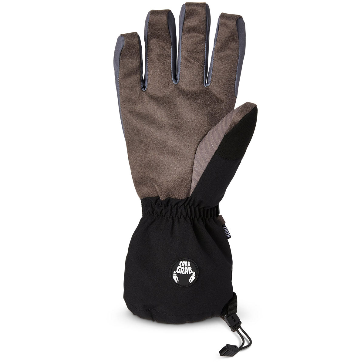 Crab Grab Cinch Snowboard Gloves - Black/Grey image 2