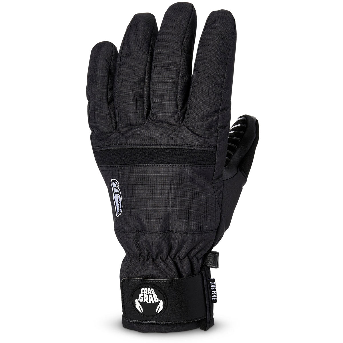 Crab Grab Five Snowboard Gloves - Black image 1