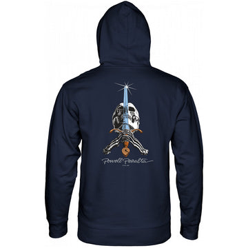 Powell-Peralta Skull And Sword Hoodie - Navy