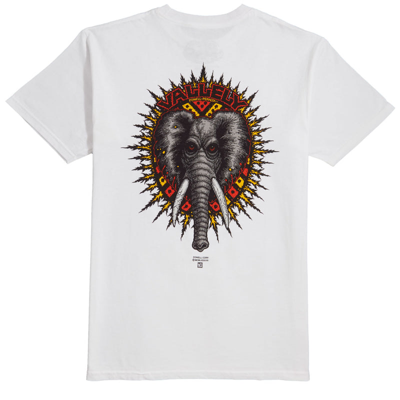 Powell-Peralta Vallely Elephant T-Shirt - White