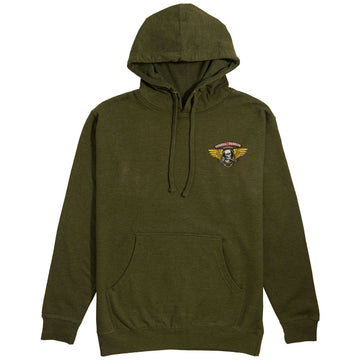 Powell-Peralta Winged Ripper Hoodie - Army Heather