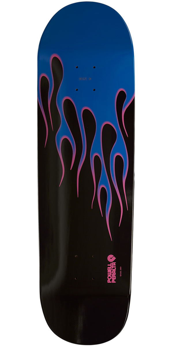 Powell Peralta Nitro Hotrod Flames Shape 094 Skateboard Deck - Blue/Black - 9.375