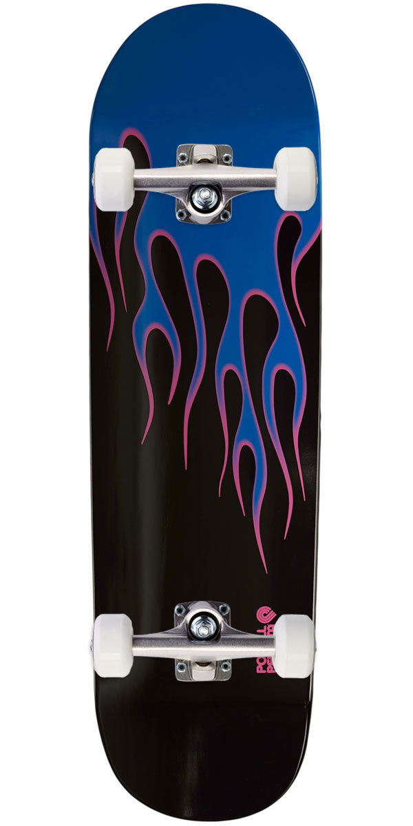 Powell Peralta Nitro Hotrod Flames Shape 094 Skateboard Complete - Blue/Black - 9.375