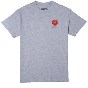 Powell-Peralta Tucking Skeleton T-Shirt - Sport Grey