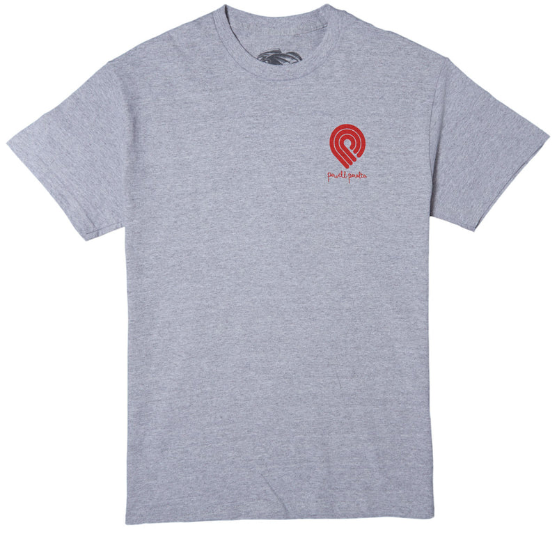 Powell-Peralta Tucking Skeleton T-Shirt - Sport Grey