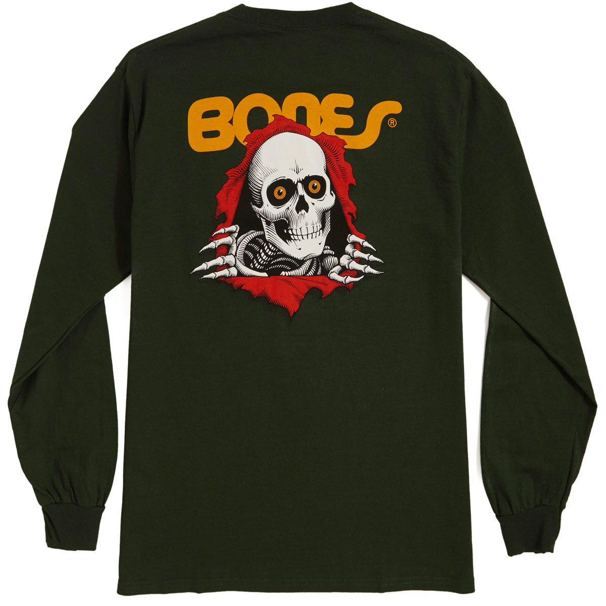 Powell-Peralta Ripper Long Sleeve T-Shirt - Forest Green image 2