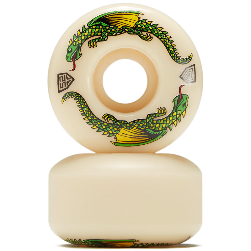 Powell-Peralta Dragon Formula 93A Skateboard Wheels - Off White - 52mm