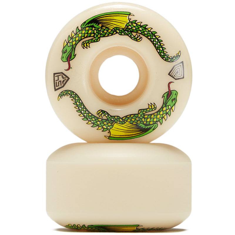 Powell-Peralta Dragon Formula 93A Skateboard Wheels - Off White - 54mm