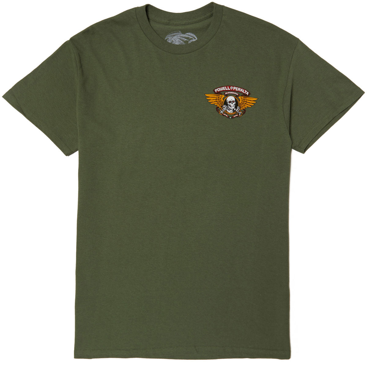 Powell-Peralta Winged Ripper T-Shirt - Military Green 2 – CCS