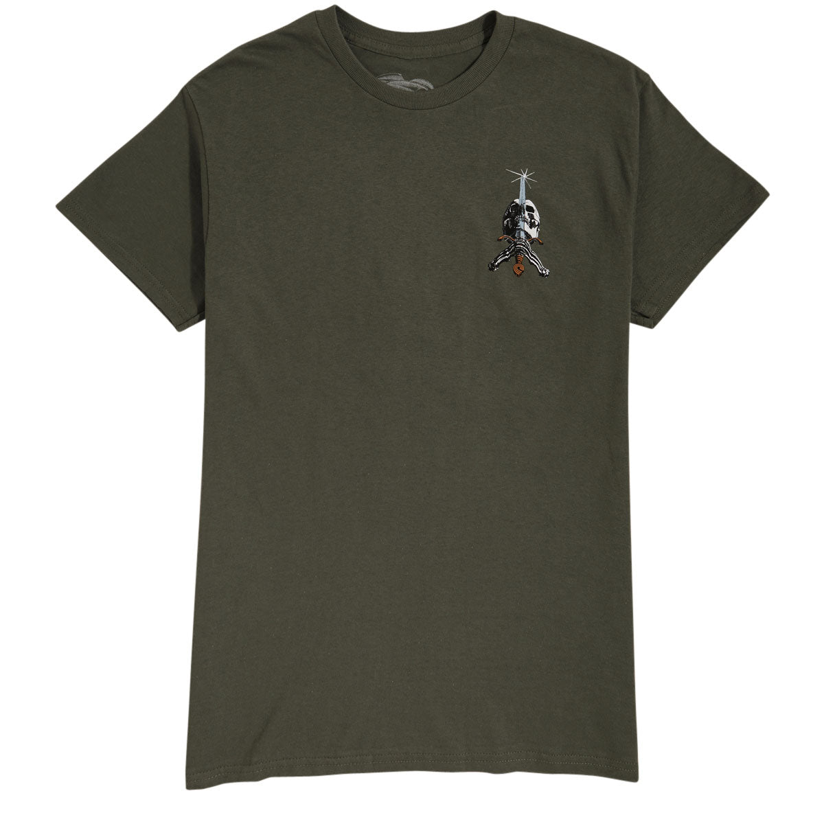 Powell-Peralta Skull And Sword T-Shirt - Military Green II – CCS