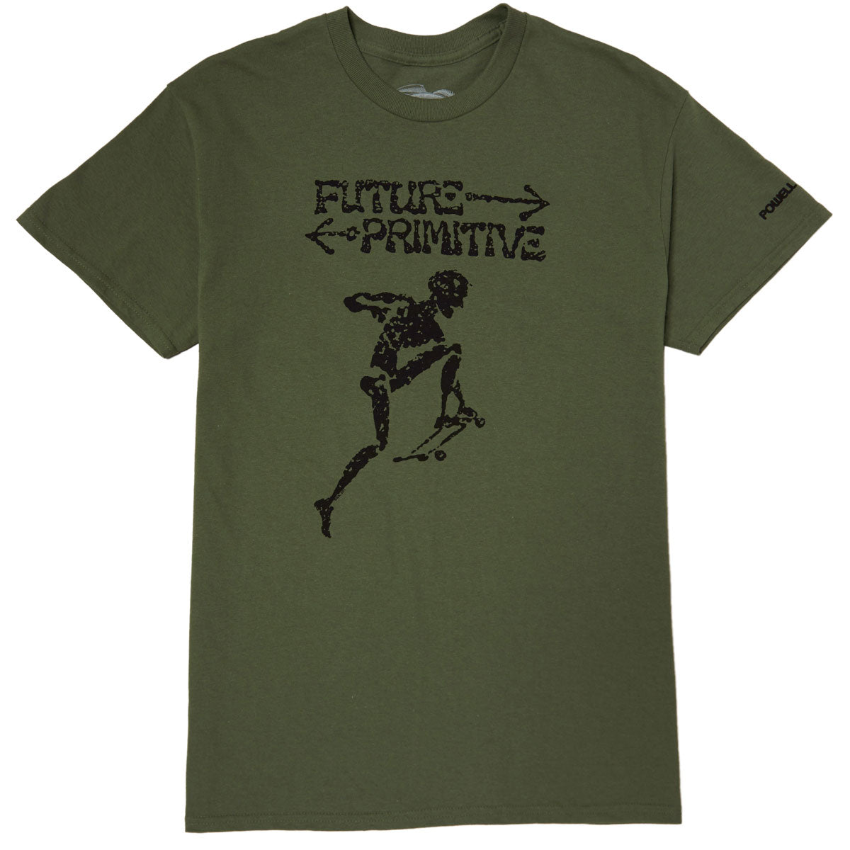 Powell-Peralta Future Primitive T-Shirt - Military Green 2 image 1