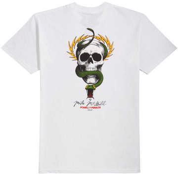 Powell-Peralta McGill Skull and Snake T-Shirt - White